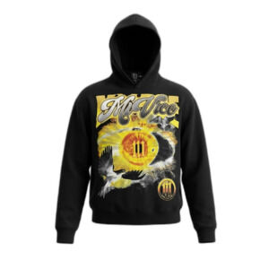 Evil Vice Mi Vice Paradise Flight Hoodie 2XL Black Eagle Eye Graphic NWOT